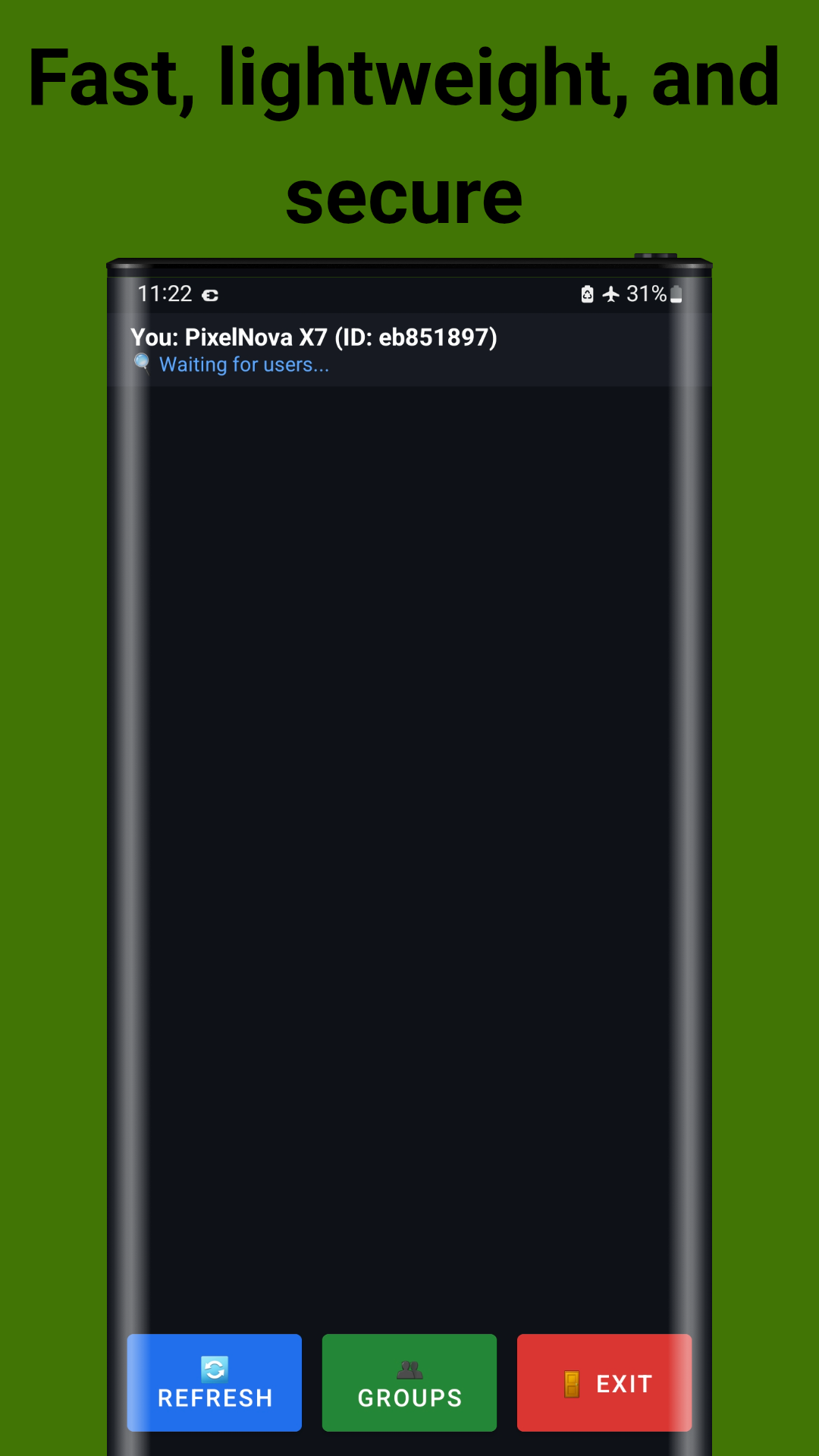 User Discovery - Waiting for nearby users